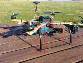 iniş takımları quadcopter rc araçlar 3d print model - Mito3D