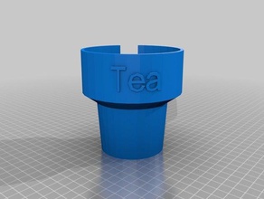 customizable cup holder adapter household beverage couch customizer drink 3d print model - Mito3D