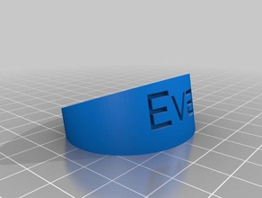 tov eva las pulseras personalizado 3d print model - Mito3D