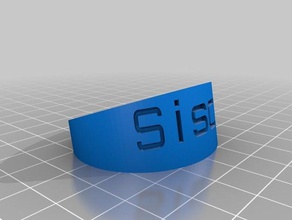 tov siscu bracciali personalizzato 3d print model - Mito3D