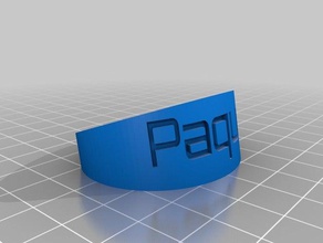 tov paqui las pulseras personalizado 3d print model - Mito3D