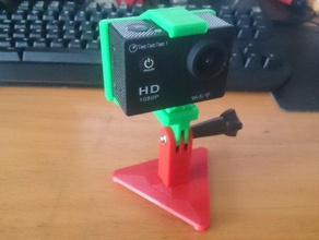 actioncam titolari diversi la fotocamera action cam gopro sj4000 sjcam tectectec 3d print model - Mito3D