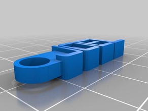 joel key chain organization customized 3d print model - Mito3D