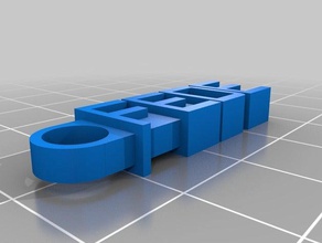 fede clave de la cadena organización personalizado 3d print model - Mito3D