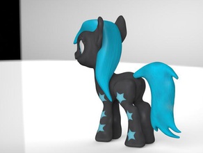 black star poney les jouets jeux 3d print model - Mito3D
