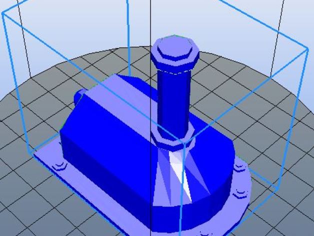 jauge carburant stampe 14 rc los vehículos 3D print model - Mito3D