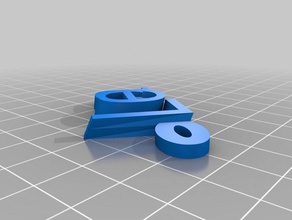 lea organización personalizado 3d print model - Mito3D