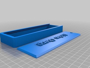 aidan pencil box containers customized 3d print model - Mito3D