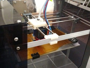 makibox y-axis guide 3d printer parts 3d print model - Mito3D
