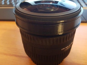 sigma 8mm fisheye lens philopod adapter 360 degree camera canon panorama vr 3d print model - Mito3D