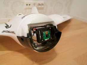 godiscover raspberry camera mount rc vehicles 3d print model - Mito3D