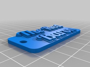 red baron key tag keychains customized 3d print model - Mito3D