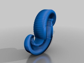 cubetti di flusso verso l'alto arte 3d print model - Mito3D