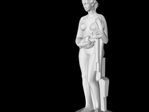 wandfigur bin hansa-filmtheater rostock durchsucht Replikate Abbildung Teil statue statuette 3d print model - Mito3D