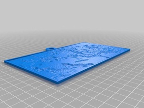 mon personnalisés lithopane 2d l'art 3d print model - Mito3D