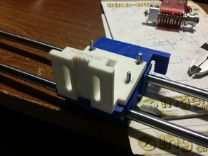 4 e3d chimera taşıma plakası solidoodle yazıcı ekstruderler lawsy 3d print model - Mito3D