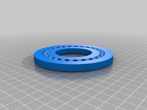 47x8 parametric radial bearing mechanical toys customized 3d print model - Mito3D