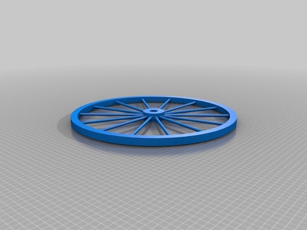 wagon wheel vehicles 3D print model - Mito3D