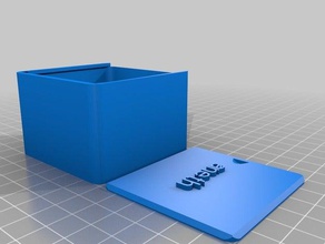 aneth round box lid containers customized 3d print model - Mito3D