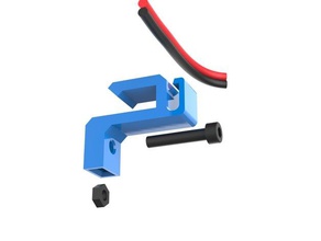 prusa i3 y-endstop cable clip 3d printer parts holder management hephestos 3d print model - Mito3D
