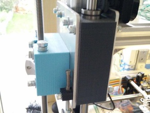 k8200 3drag left axis bearing alignment block printer parts velleman z-axis 3d print model - Mito3D