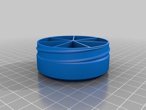 compartment container containers customized 3d print model - Mito3D