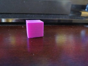 test cube 3d printing prusa i3 3d print model - Mito3D