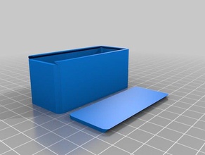 rounded sliding top box containers customized 3d print model - Mito3D