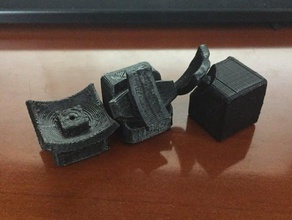 rubiks cube diseño básico mecánica juguetes 3d print model - Mito3D