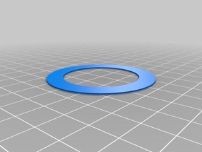 d51d36t05 circular washer replacement parts customized 3d print model - Mito3D