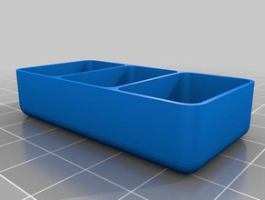 tray1 organization customized 3d print model - Mito3D