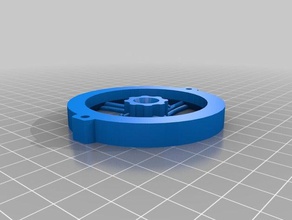 rotor caso cap bomba peristáltica a máquina ferramentas 3d print model - Mito3D