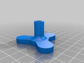 deltaprintr extruder knob v1 3d printer parts customized 3d print model - Mito3D