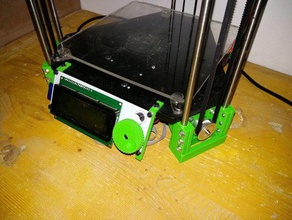 extra height rostock mini 3d printer parts 3d print model - Mito3D