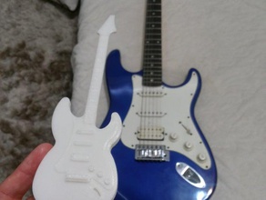minha guitarra lyon meine E-Gitarre Modelle mini Gitarre 3d print model - Mito3D