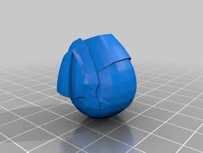 destino warlock casco puntelli 3d print model - Mito3D