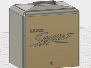 vintage squirt cooler signs logos ornament 3d print model - Mito3D