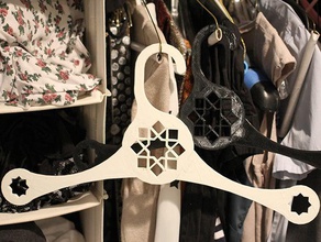 islamic design clothes hanger accessories coat patterns morocco 3d print model - Mito3D