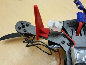onglets de la jambe mini quadricoptère robotique 3d print model - Mito3D