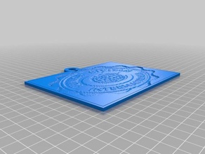 meine angepasste lithopane junior civitan &lt3 2d Kunst 3d print model - Mito3D