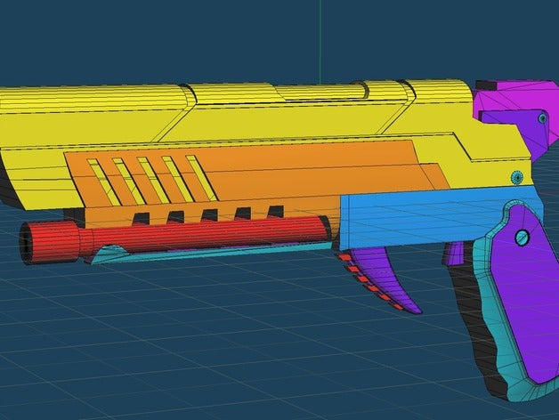arkham knights gun props batman cosplay dc comics 3D print model - Mito3D
