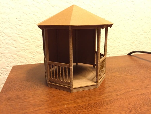 gazebo buildings structures 3D print model - Mito3D