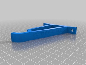 filament spool hangar 1 inch wood dowel 3d printer accessories 3d print model - Mito3D