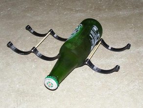 botella de cerveza puede estante nevera cocina comedor 3d print model - Mito3D