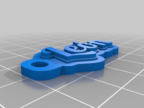 le&oacuten i portachiavi personalizzato 3d print model - Mito3D