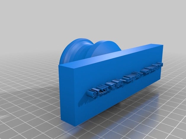 meu personalizados customizeable carimbo sinais logotipos 3D print model - Mito3D