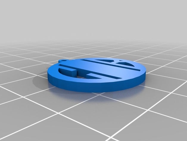 cb keyring jewelry customized 3D print model - Mito3D