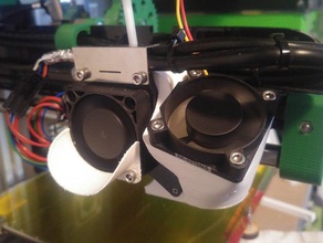 cooling fan mount ormerod 3d printer parts 3d print model - Mito3D