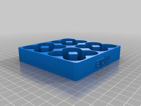 4x4 battery tray empty containers customized 3d print model - Mito3D