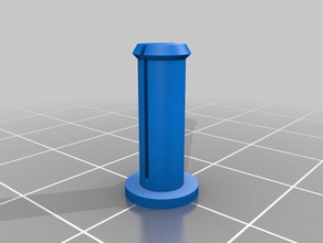 koelkast-2 à travers le trou de bougie pièces personnalisé 3d print model - Mito3D